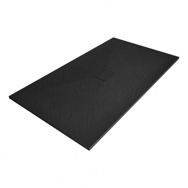 Mexen Hugo khats zuhanytlca 100 x 200 cm + szifon - fekete (42701