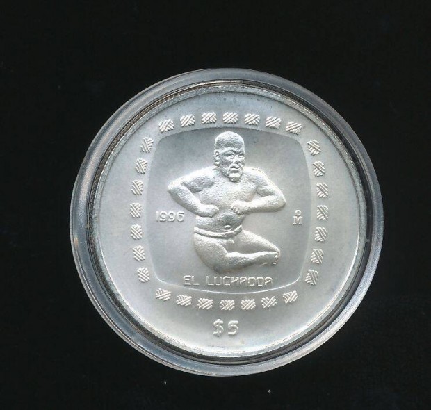 Mexik 1 oz ezst 1996, El Luchadoa