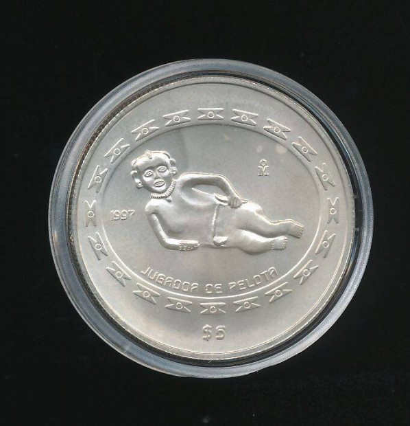 Mexik 1 oz ezst 1997, Jugador de Pelota