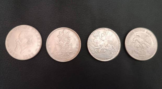 Mexiki peso pnz rme pakk (1959,1872,1968,1910)