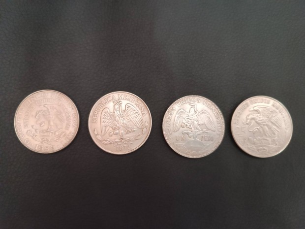 Mexiki peso pnz rme pakk (1959,1872,1968,1910)