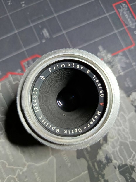 Meyer Grlitz Primotar E 3.5/50 V (piros) M42