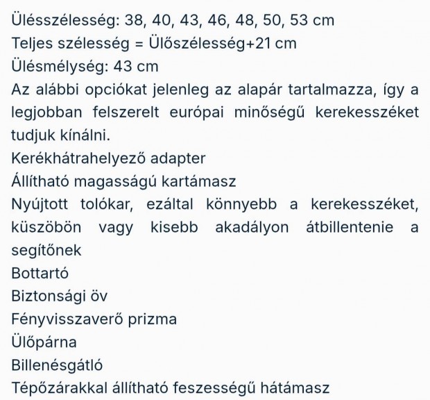 Meyra Eurochair 1.850 kerekesszék