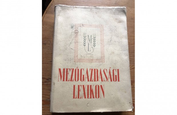 Mezőgazdasági lexikon antik könyv 1500 Ft:Lenti