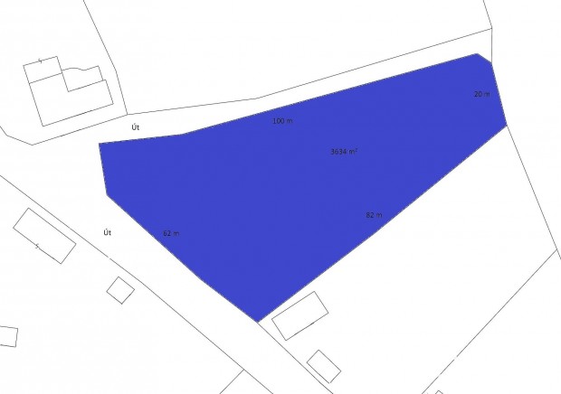 Mez�nagymih�lyon nagy, feloszthat� telek elad�