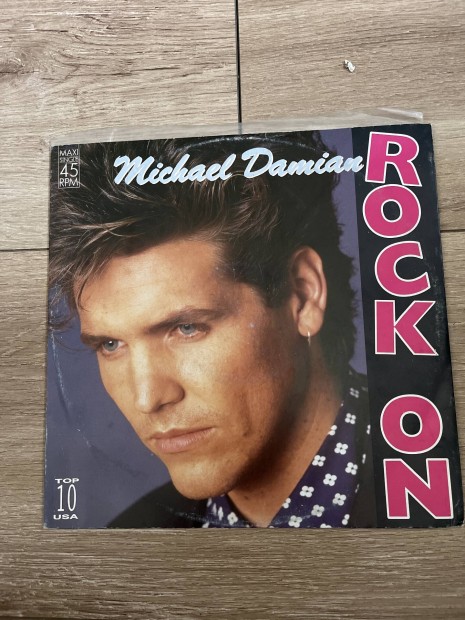 Michael Damian rock on bakelit vinyl