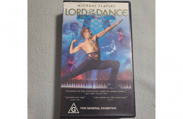 Michael Flatley, Lord of the dance, VHS, újszerű