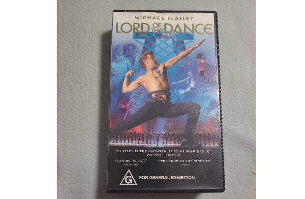 Michael Flatley, Lord of the dance, VHS, jszer
