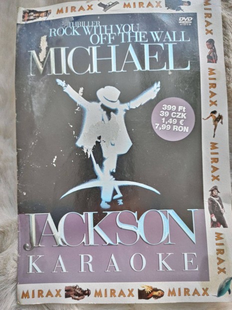 Michael Jackson Karaoke paprtokos magyar mens DVD film ritkasg