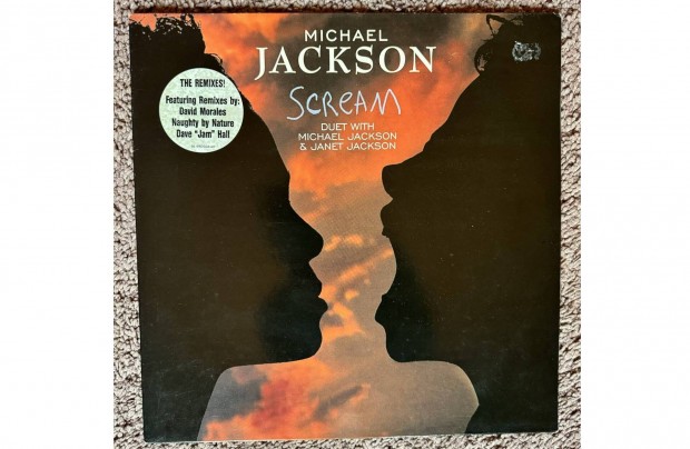 Michael Jackson Scream bakelit lemez