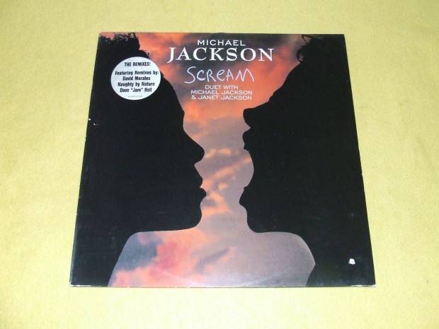 Michael Jackson: Scream - 1995 - bakelit lemez elad!