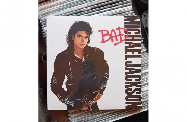 Michael Jackson - Bad Bakelit Lemez LP Bontatlan