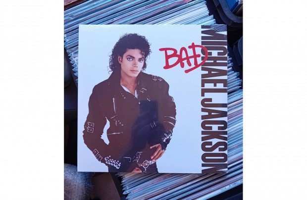 Michael Jackson - Bad Bakelit Lemez LP Bontatlan