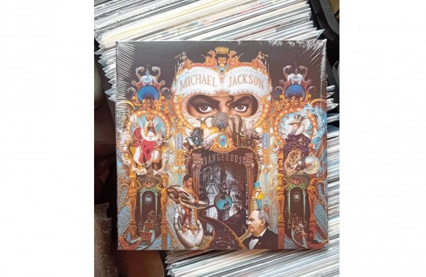 Michael Jackson - Dangerous Dupla Bakelit Lemez LP Bontatlan