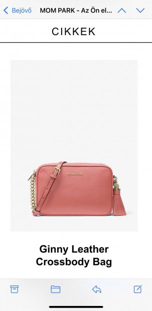 Michael Kors Jet Set crossbody oldaltaska