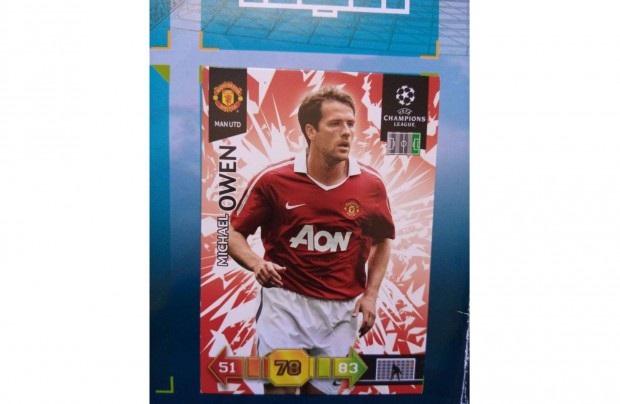 Michael Owen Panini Champions League krtya