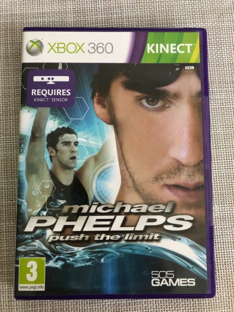 Michael Phelps Push The Limit Xbox 360 kinect jtk