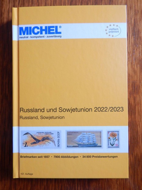 Michel blyegkatalgus Oroszorszg, Szovjetuni 2022/2023