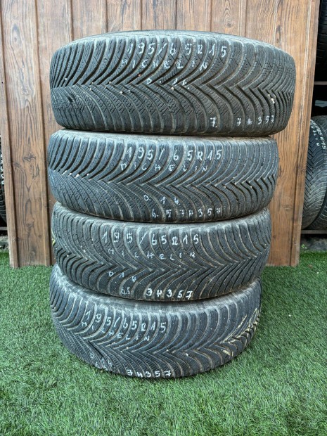 Michelin 195/65 R15 6,5mm 2014-es Tli Gumiabroncs 4db #357