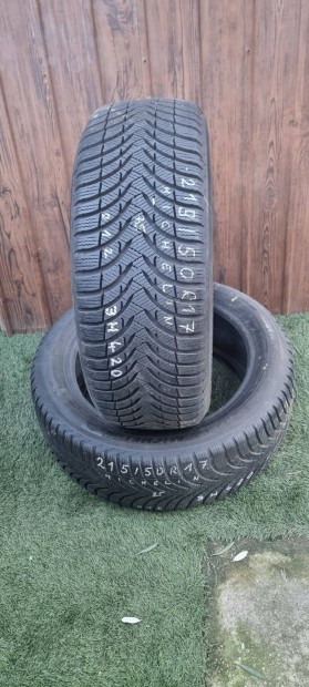 Michelin 215/50 R17 7,5mm 2012-es Tli Gumiabroncs 2db #420