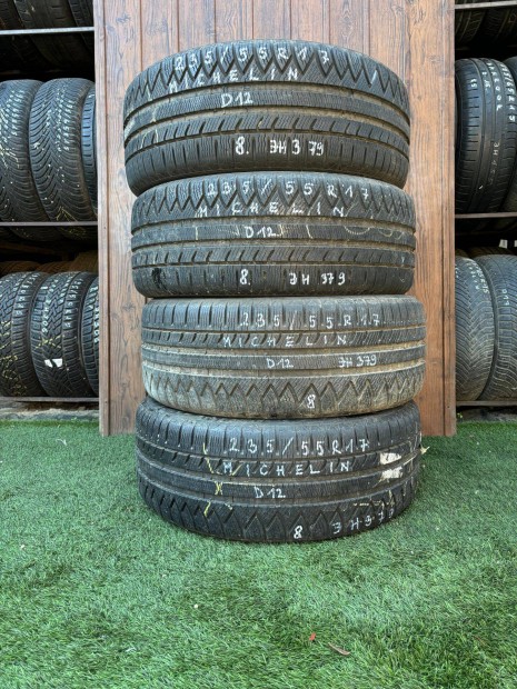 Michelin 235/55 R17 8mm 2012-es Tli Gumiabroncs 4db #379