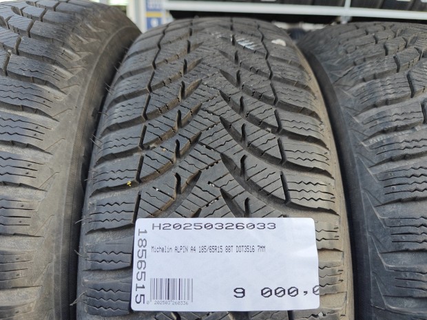 Michelin ALPIN A4 185/65R15 88T DOT3516 7MM HASZNÁLT TÉLIGUMI T 88