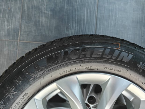 Michelin Alpin 5 215/60 r16 tli gumi, 80%-os llapotban