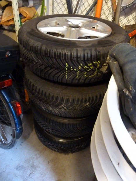 Michelin Crossclimate 195/65 R15 ngyvsz. Gumi+Enzo ALU 4 db Olcsn!