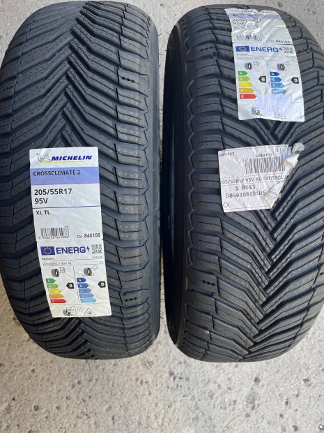 Michelin Crossclimate 2 205/55r17 95V 2db j ngyvszakos gumi elad