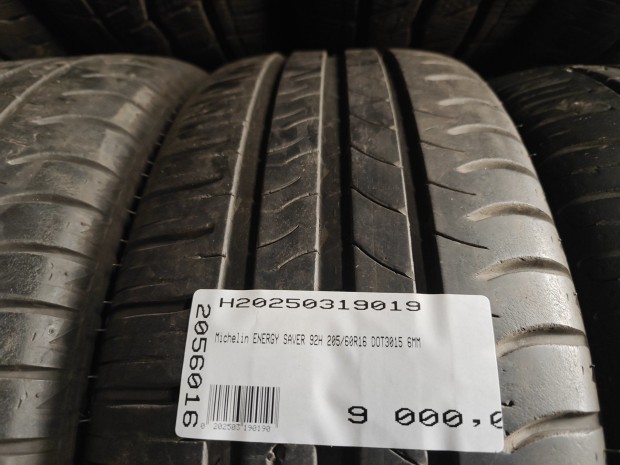 Michelin ENERGY SAVER 92H 205/60R16 DOT3015 6MM HASZNÁLT NYÁRIGUMI H