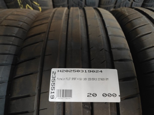 Michelin PILOT SPORT 4 SUV 105Y 235/55R19 DOT0620 6MM HASZNÁLT