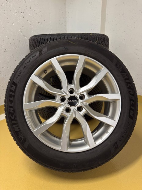 Michelin Pilot Alpin 5 SUV 235/55 R18 + MAK Highlands Silver alufelni