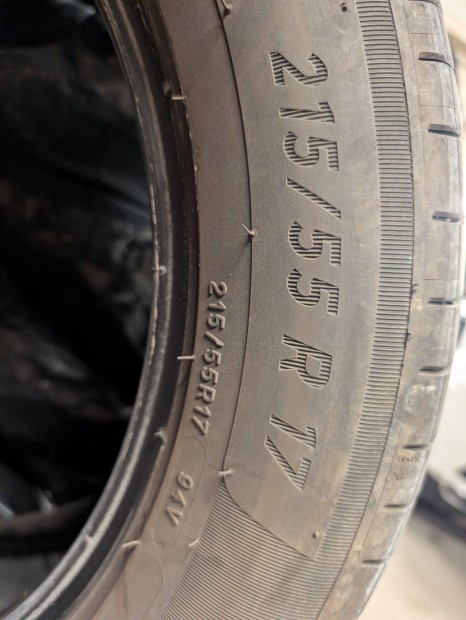 Michelin Primacy 4+ Nyri gumi 4 db 215/55 R17 DOT 1521 5 mm