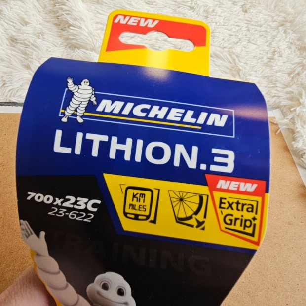 Michelin gumi Lithion 3 Black TS 23-622 (700x23C), kevlar j