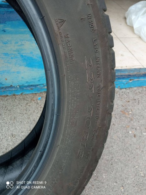 Michelin nyári 2 szezont használt gumiabroncs eladó