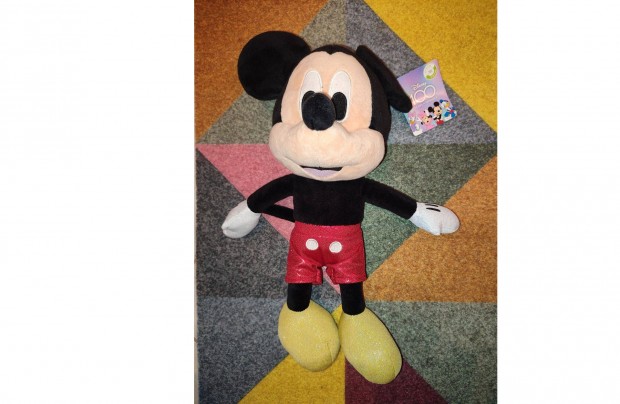 Mickey Eg�r Walt Disney 100 �ves centen�riumi eredeti pl�ss (c�mk�s)