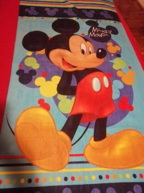 Mickey Mouse gyerek frdleped 140x70 cm, j!