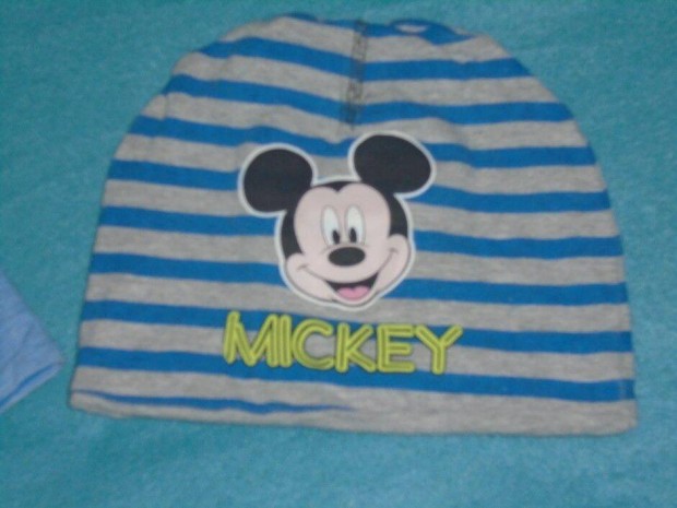 Mickey egr mints cskos pamut sapka 9-12 h (mret 80) kk szrke