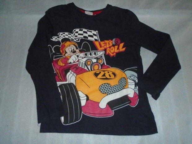 Mickey eg�r mint�s hossz� ujj� fels� 8-9 �vesre (m�ret 134) fekete