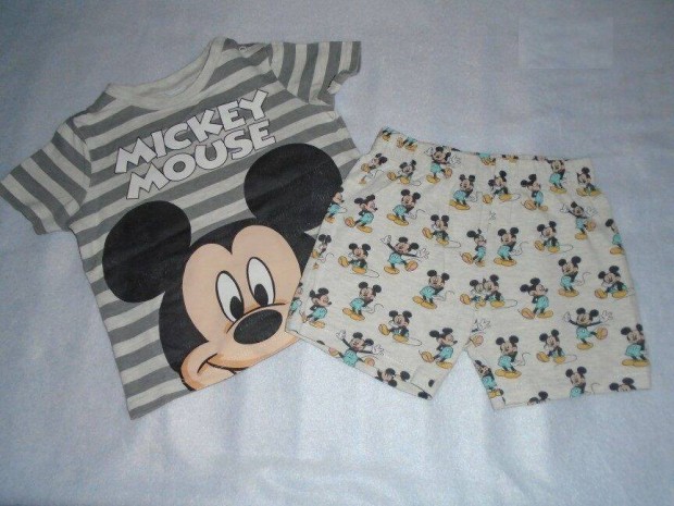 Mickey egr mints szett pl + rvidnadrg 9-12 h (mret 80)