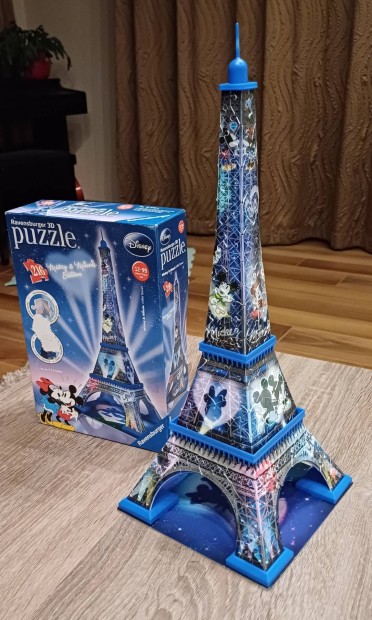 Mickey egeres Eiffel-torony puzzle kirak