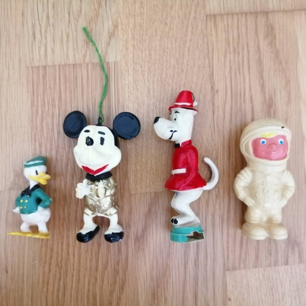 Mickey mouse Miki egr Donald kacsa retro manyag figura