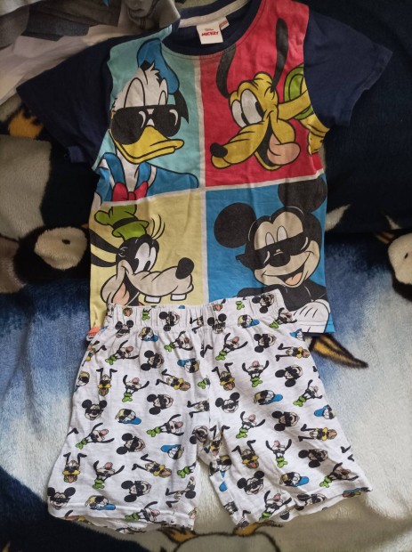 Mickey nyri pizsama szett 128-as mret