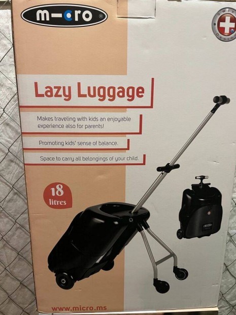 Micro Lazy Luggage utaz brnd lssel gyerekeknek