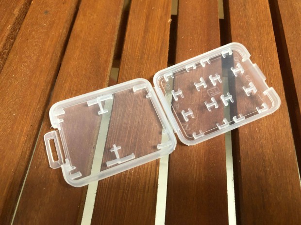Micro SD Memory Stick Pro Duo kártya tartó tok