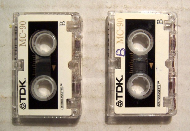 Microcassette (Ver.3) 2db TDK MC-90 (teszteletlen) r.-/db