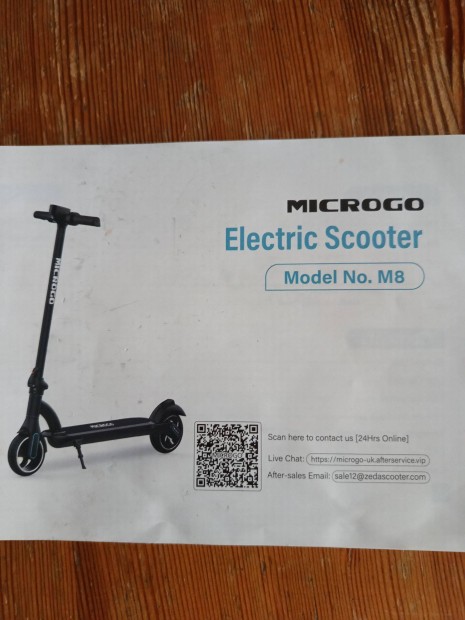 Microgo M8 elektomos roller elad