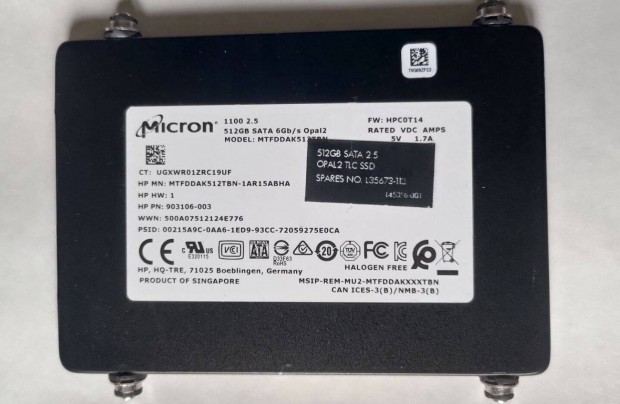 Micron 1100 - 512GB SSD SATA 2.5