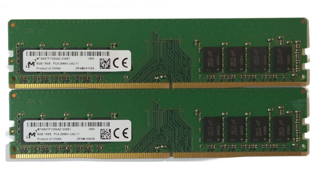 Micron 16GB (2x8GB) DDR4 2666MHz memria