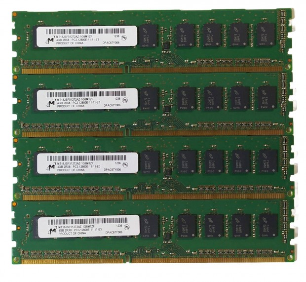 Micron 16GB (4x4GB) DDR3 1600MHz ECC memria